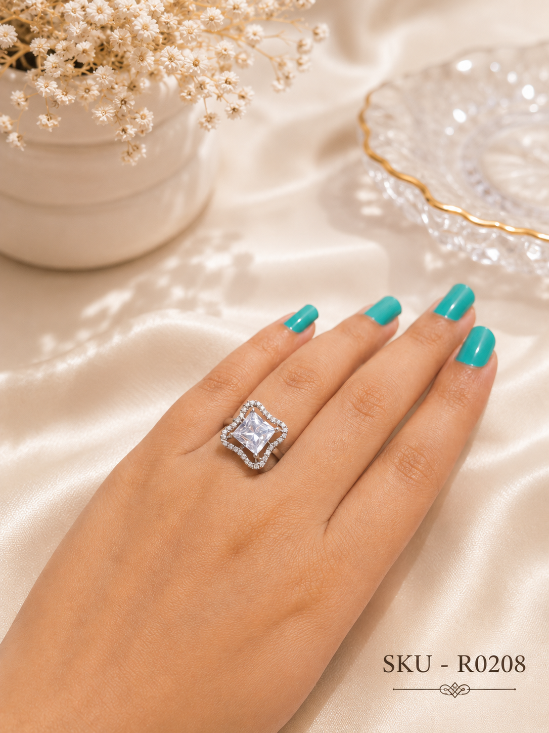 Royal Radiance Princess Cut Ring