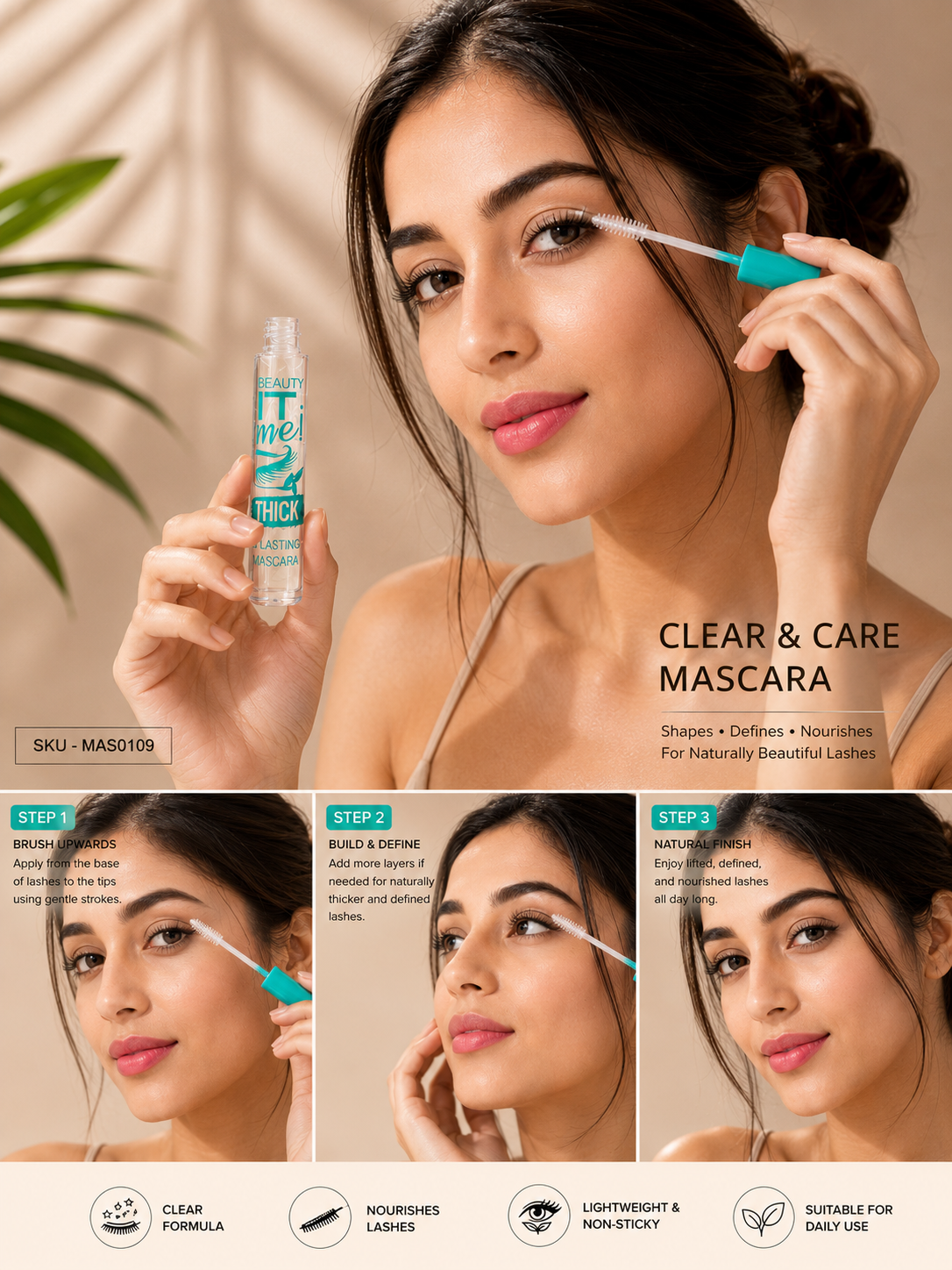 Huxia Beauty Transparent Mascara