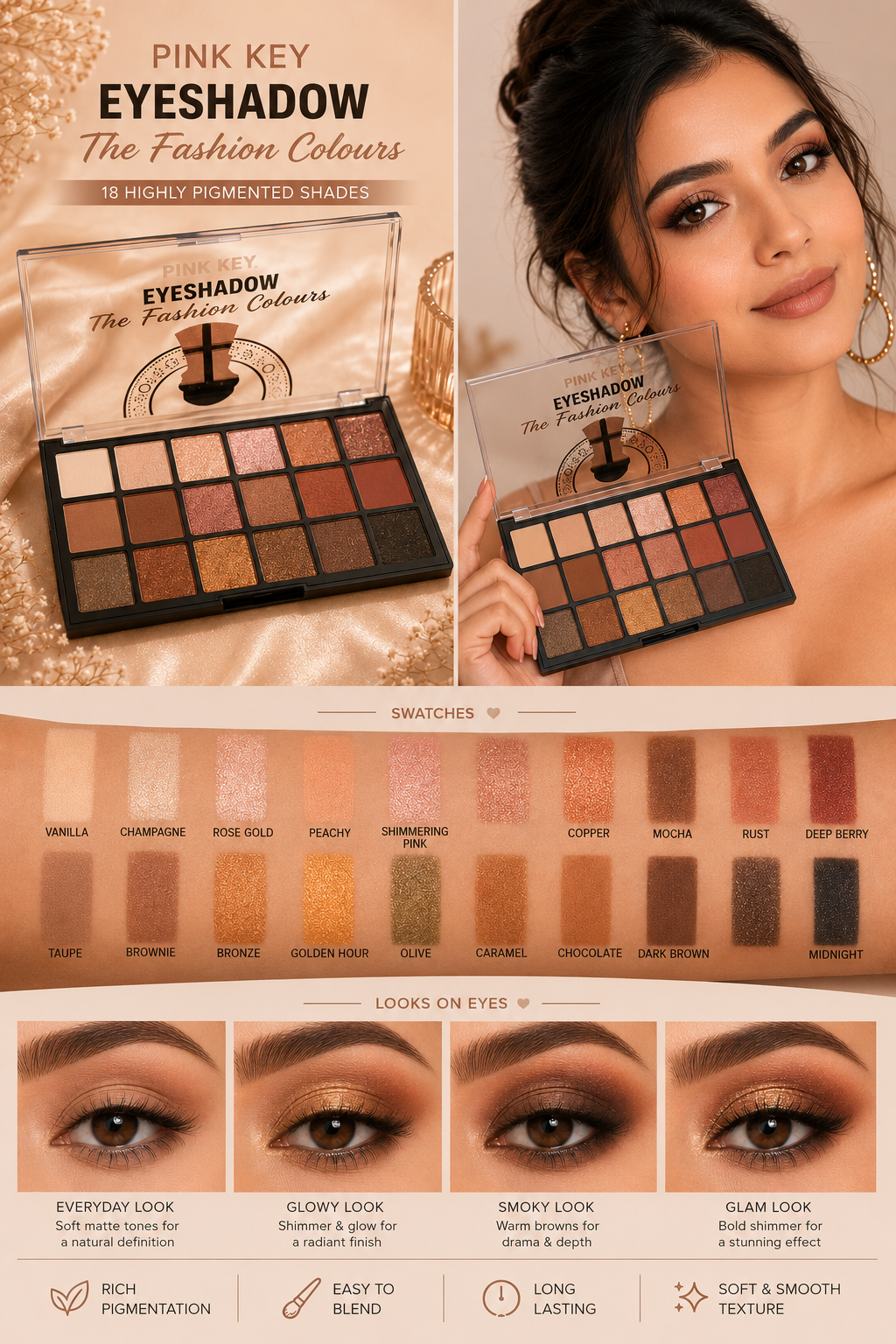 Pink Key Eyeshadow Palette