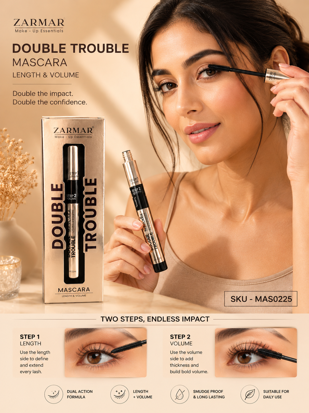 ZARMAR Double Trouble Mascara