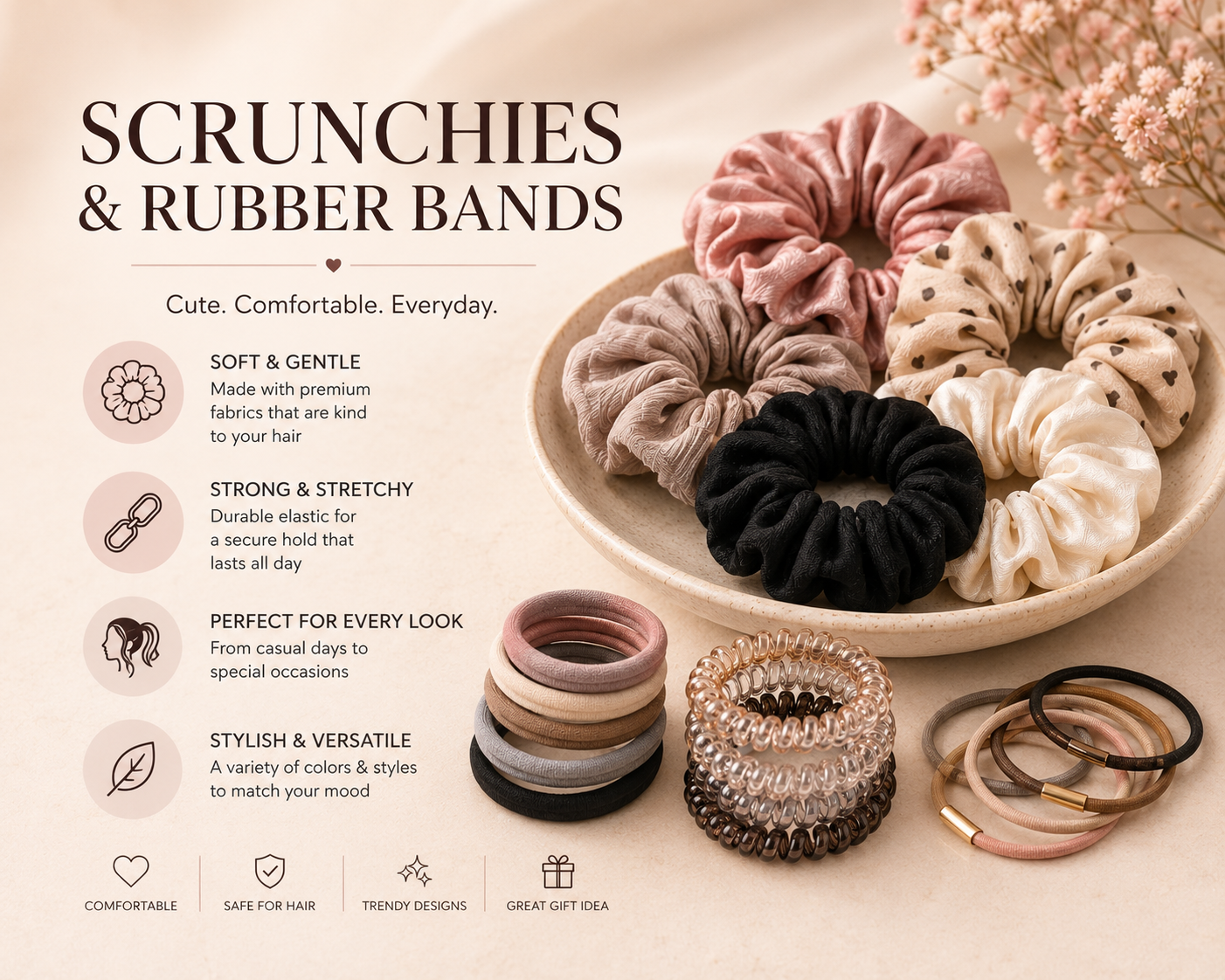 Scrunchies & Rubber band
