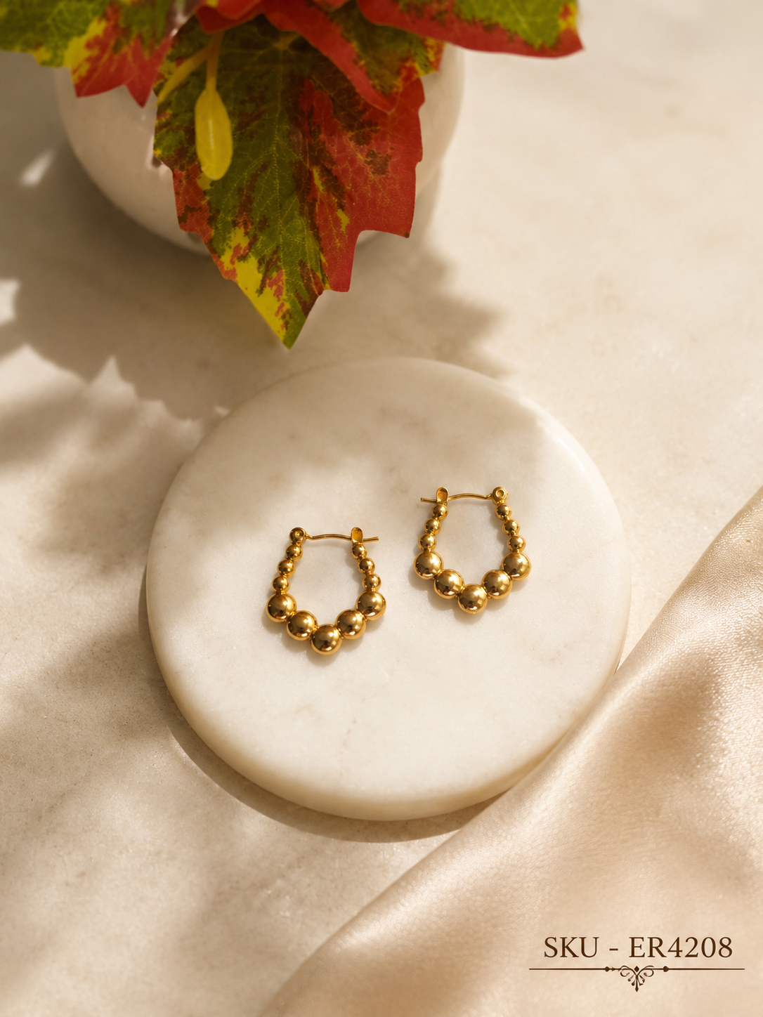Anti-tarnish Hoop Earrings