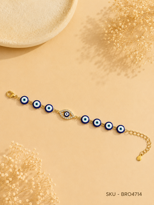 Evil Eye Charm Bracelet Rakhi