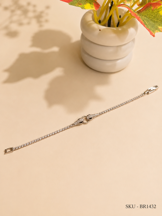 Twin Serpent Majesty Bracelet