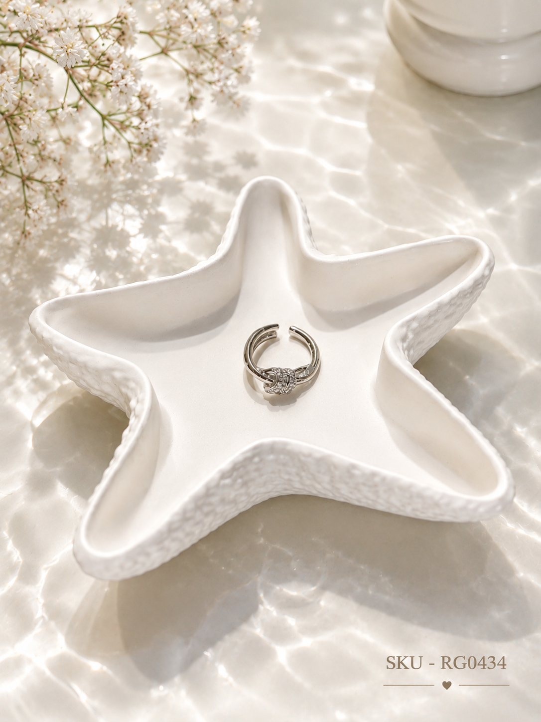 Regal Crystal Wrap Ring