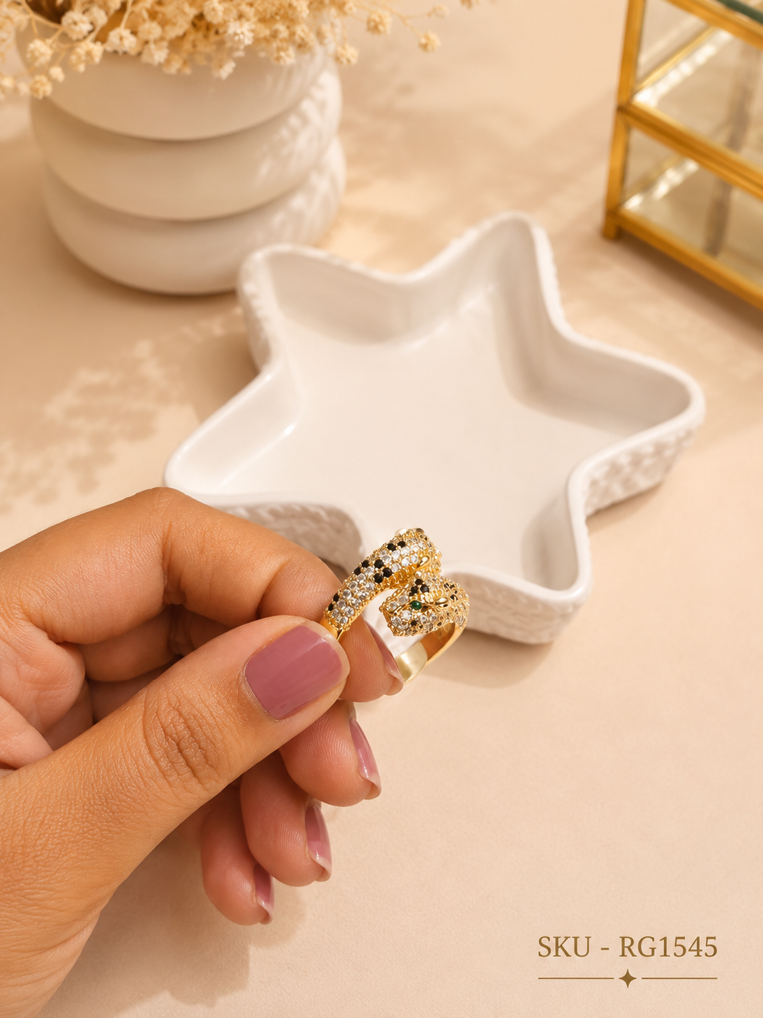 Leopard Royale Statement Ring