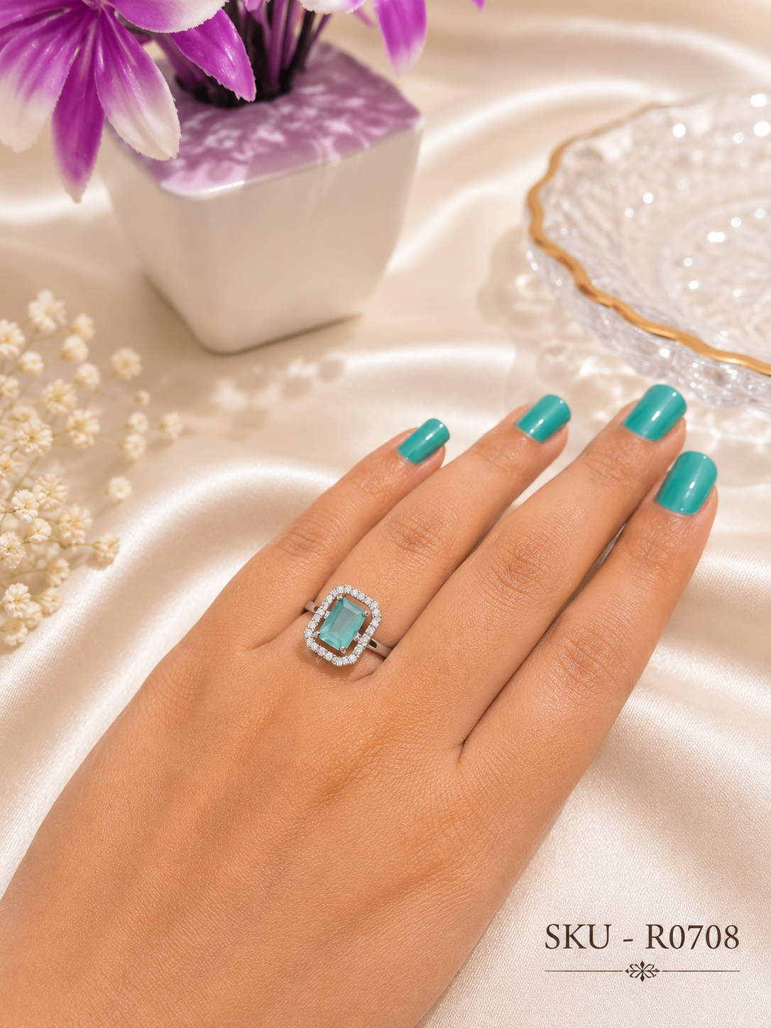Ocean Emerald Ring