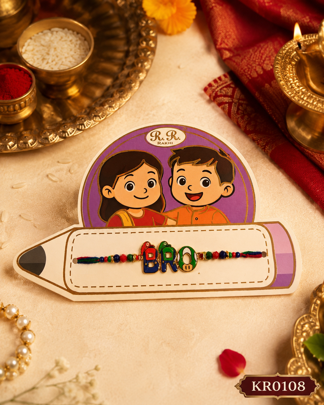 Super Bro Kids Rakhi