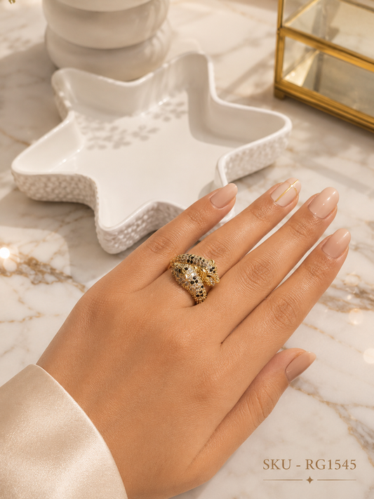 Leopard Royale Statement Ring