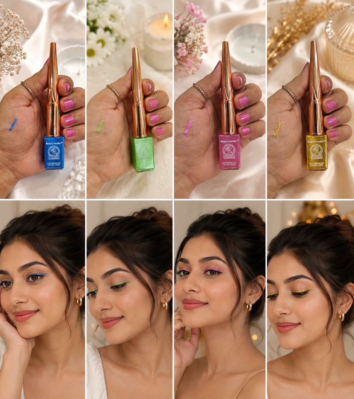 Beauty model colour Liquid Eyeliner