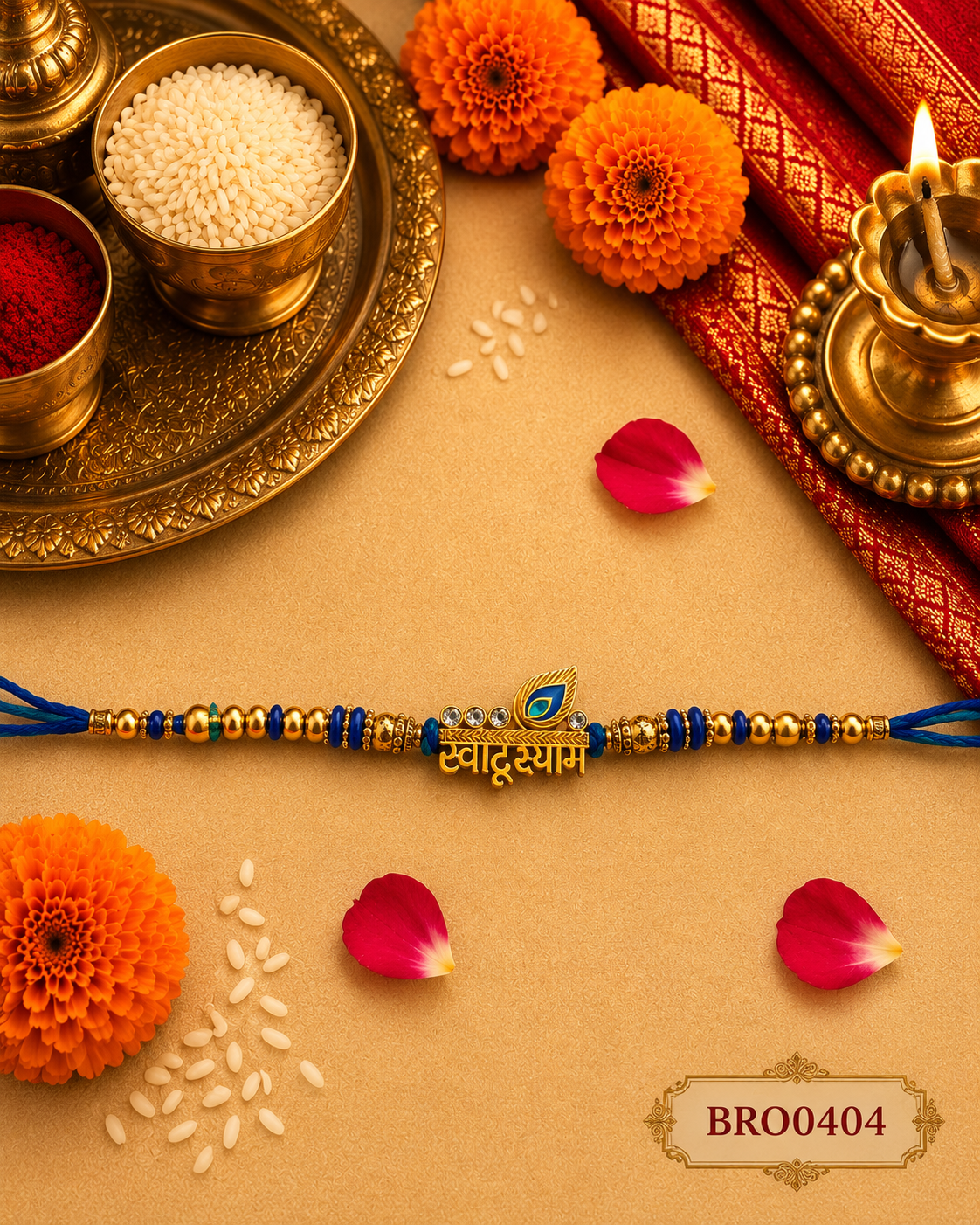 Khatu shyam Rakhi – Krishna Inspired Rakhi