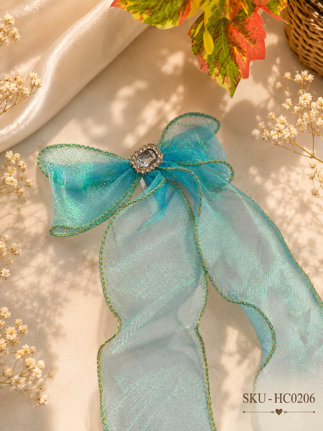 Organza Bow Hair Clip
