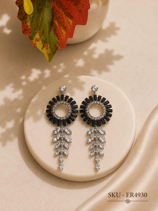 Midnight Glam Statement Earrings