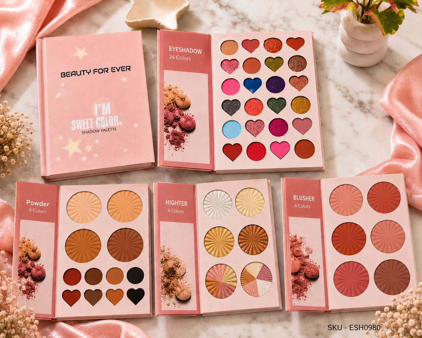 Beauty For Ever Sweet Color Makeup Book