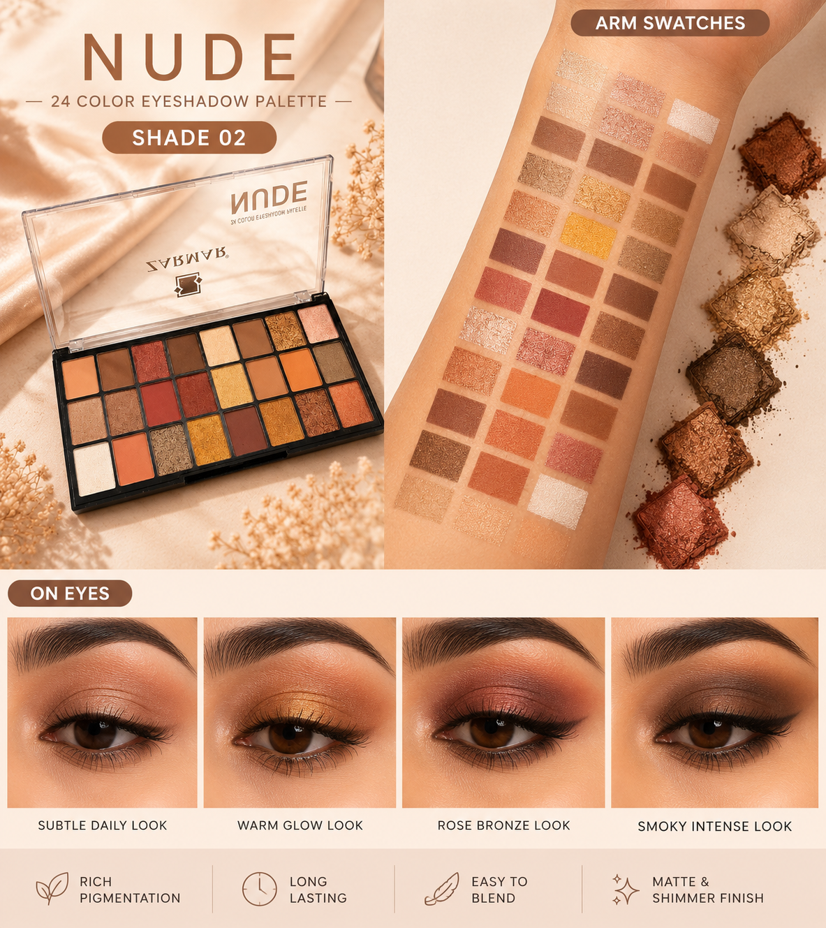 Zarmar Eyeshadow palette